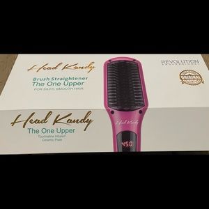 COPY - New Head Kandy The One Upper Straightening Brush, Pink, Never Used